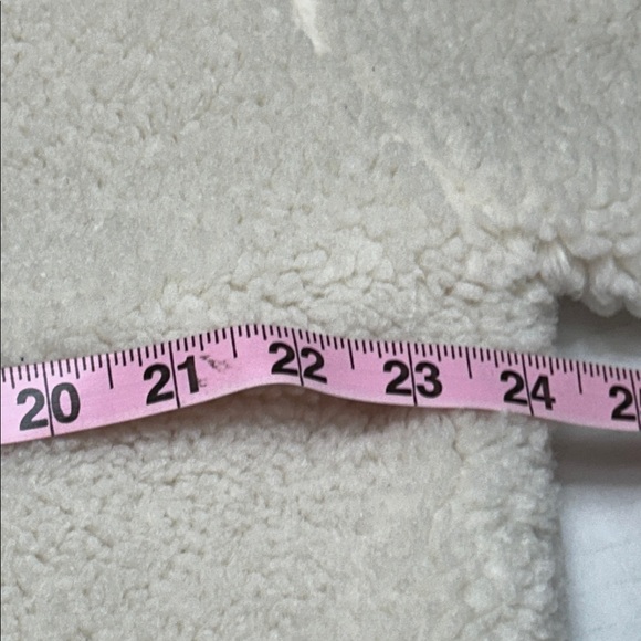 LEVI’S WOMENS SHERPA TEDDY FLEECE JACKET IN OFF WHITE SZ M - Picture 12 of 14